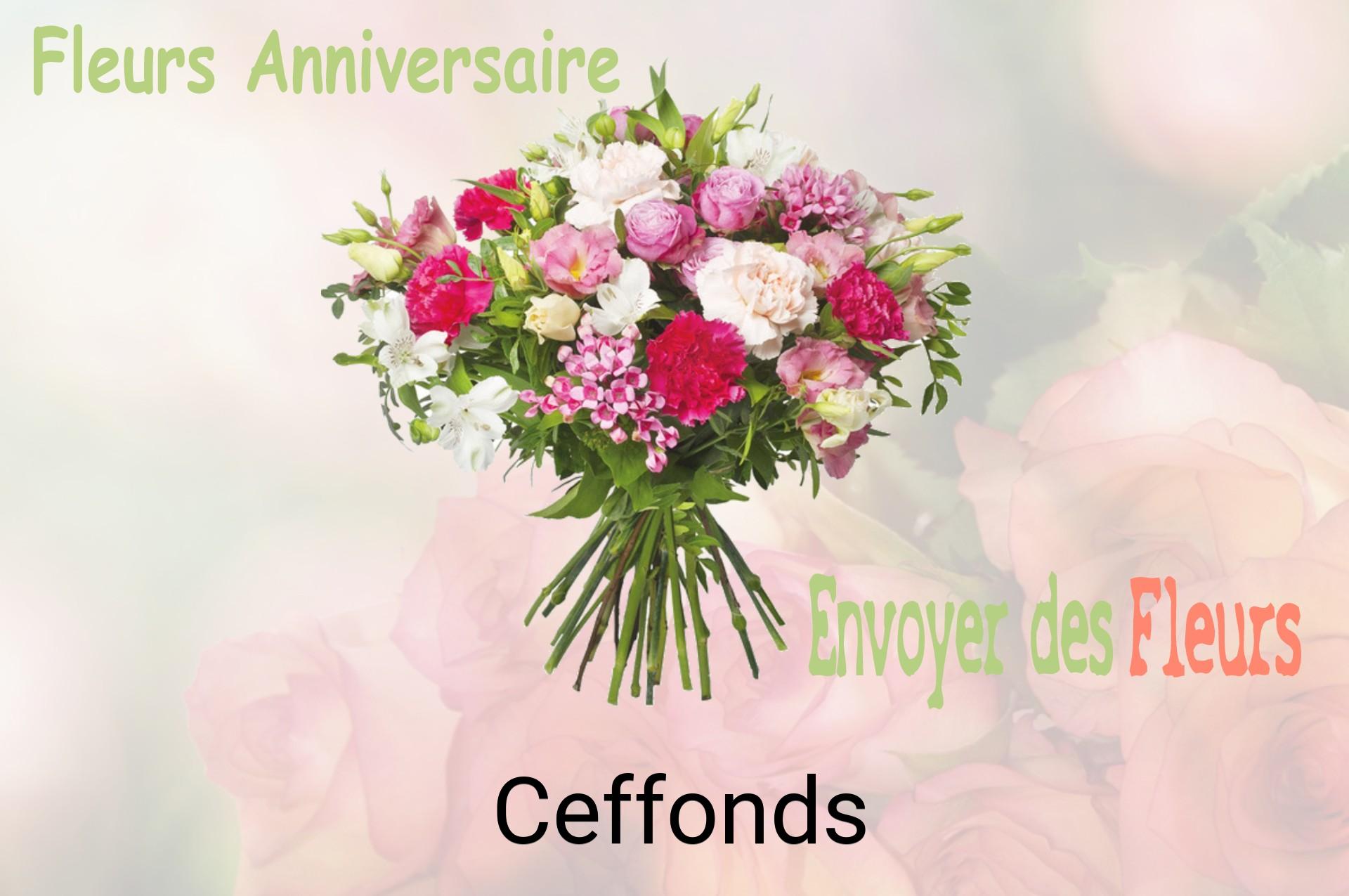 Bouquet de fleurs d’anniversaire livré à Ceffonds